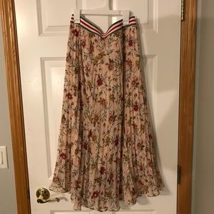 Midi Floral Skirt